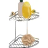 Wenko Eckregal Sion Power-Loc Befestigen ohne Bohren 28 cm breit* Eckregale