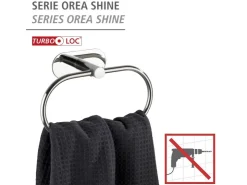 Wenko Handtuchring Turbo-Loc Edelstahl Orea Shine* Klebefolien