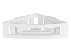 Wenko Power-Loc Eckablage Bralia Kunststoff (ABS) 35 x 8,5 x 20 cm Weiß