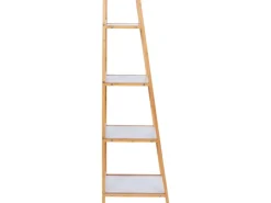 Wenko Regal Finja Bambus Braun mit 4 Etagen* Holzregale