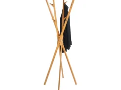 Wenko Stand-Garderobe Mikado aus Bambus