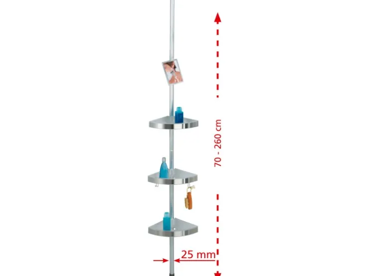 Wenko Teleskop Duschecke Premium* Eckregale