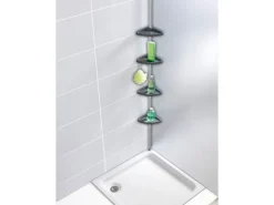 Wenko Teleskop-Duschecke Easy Silber* Eckregale