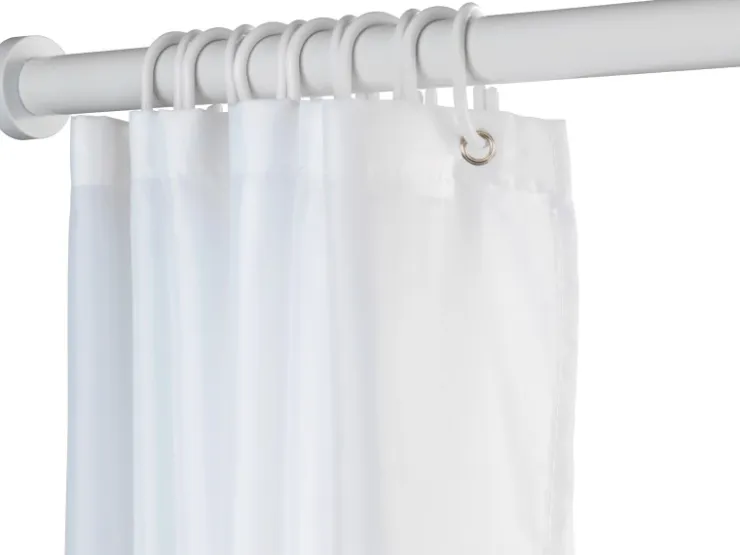 Wenko Teleskop-Duschvorhangstange Luz ausziehbar rostfrei 110 cm - 185 cm* Gardinenstangen
