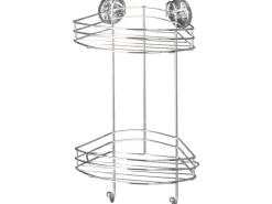 Wenko Vacuum-Loc Eckregal Chrom 2 Etagen* Eckregale