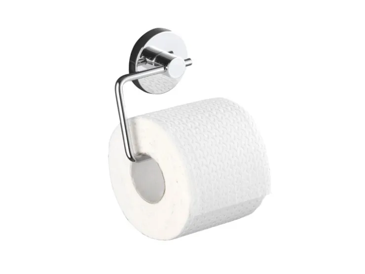 Wenko Vacuum-Loc Toilettenpapierhalter Milazzo Chrom-Weiß* Regal Weiß