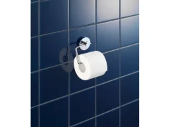 Wenko Vacuum-Loc Toilettenpapierhalter Milazzo Chrom-Weiß* Regal Weiß