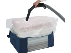 Wenko Vakuum Soft Box Air L Blau* Kissenbezüge|Bettwäsche