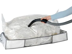Wenko Vakuum Soft Unterbett-Box Weiß 15 cm x 105 cm x 45 cm* Bettwäsche
