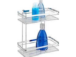 Wenko Wandablage Premium 2 Etagen Edelstahl Glänzend* Wandregale