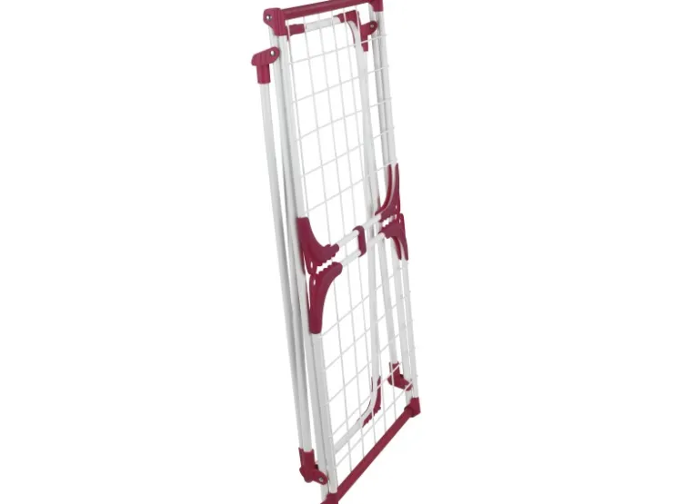 Wenko Wäscheständer Summer Dry Weiß-Pink 76 cm x 153 cm x 46 cm