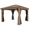 Westmann Moskitonetz für Pavillon 325 cm x 225 cm 4er-Pack