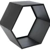 Westmann Stahl Kaminholzregal Biene Schwarz 88x45x77 cm* Regale Schwarz