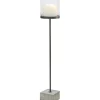 Windlicht mit Betonfuß 88 cm x 20 cm x 20 cm Anthrazit