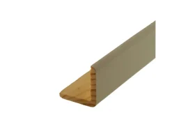 Winkelleiste Kiefer Weiß lackiert 27 mm x 27 mm Länge 2400 mm* Zierprofile