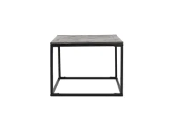 WOMO-DESIGN Design Beistelltisch 60 x 60 cm Handgefertigt Quadratisch Grau* Tische|Mosaik