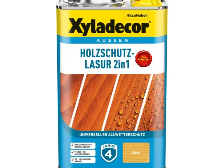 Xyladecor Holzschutz-Lasur 2in1 matt 4 l