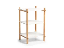 Zeller Kinder-Regal MDF/Gummibaum 35,5 cm x 34 cm x 58,5 cm Weiß
