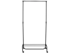 Zeller Rollkleiderständer Metall/Kunststoff 86 x 43 x 108-175 cm Schwarz* Garderoben