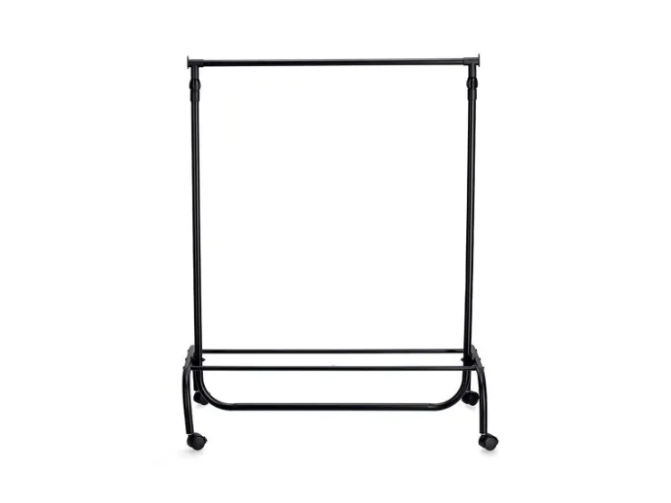Zeller Rollkleiderständer Metall/Kunststoff 86 x 43 x 108-175 cm Schwarz* Garderoben