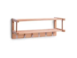 Zeller Wandgarderobe Bambus 60 cm x 24 cm x 24 cm* Garderoben